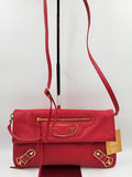 Balenciaga Red Envelope  Clutch Bag