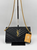 Saint Laurent  Cassandre Envelope Chain Wallet