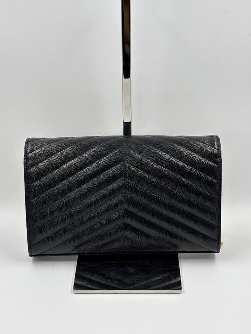 Saint Laurent  Cassandre Envelope Chain Wallet