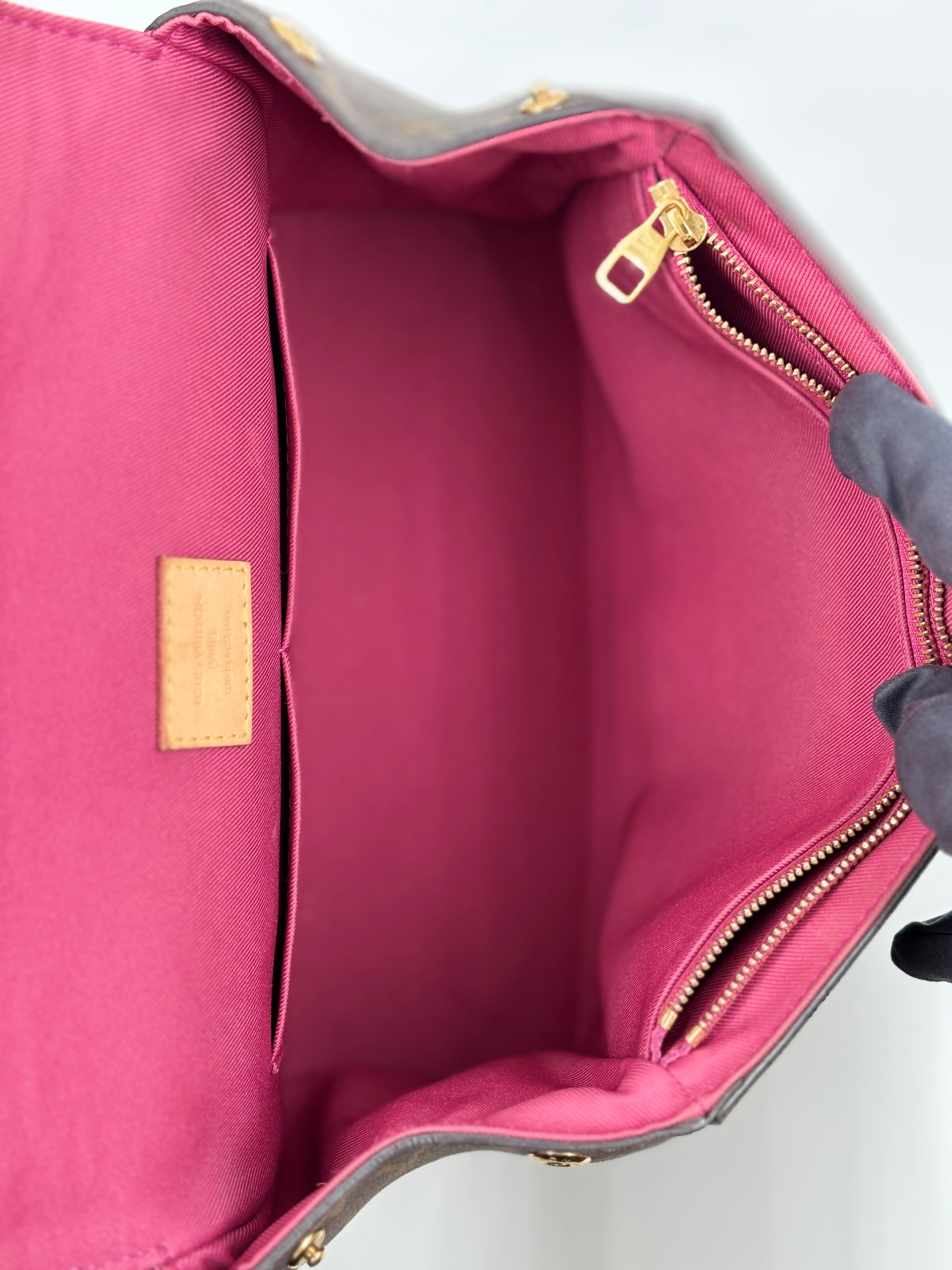 LV Bordeaux/ Fuchsia Monogram Canvas Cluny
