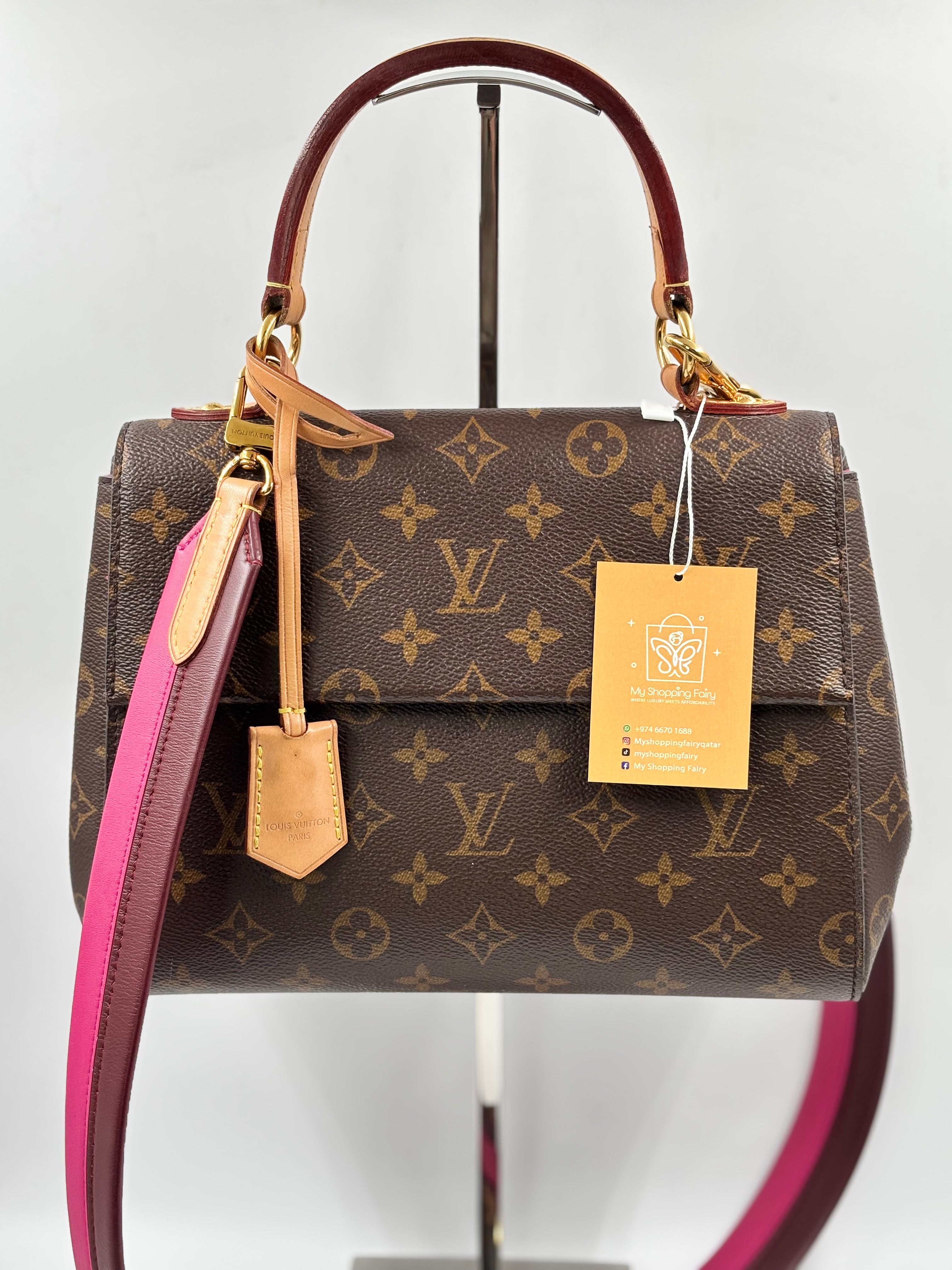 LV Bordeaux/ Fuchsia Monogram Canvas Cluny