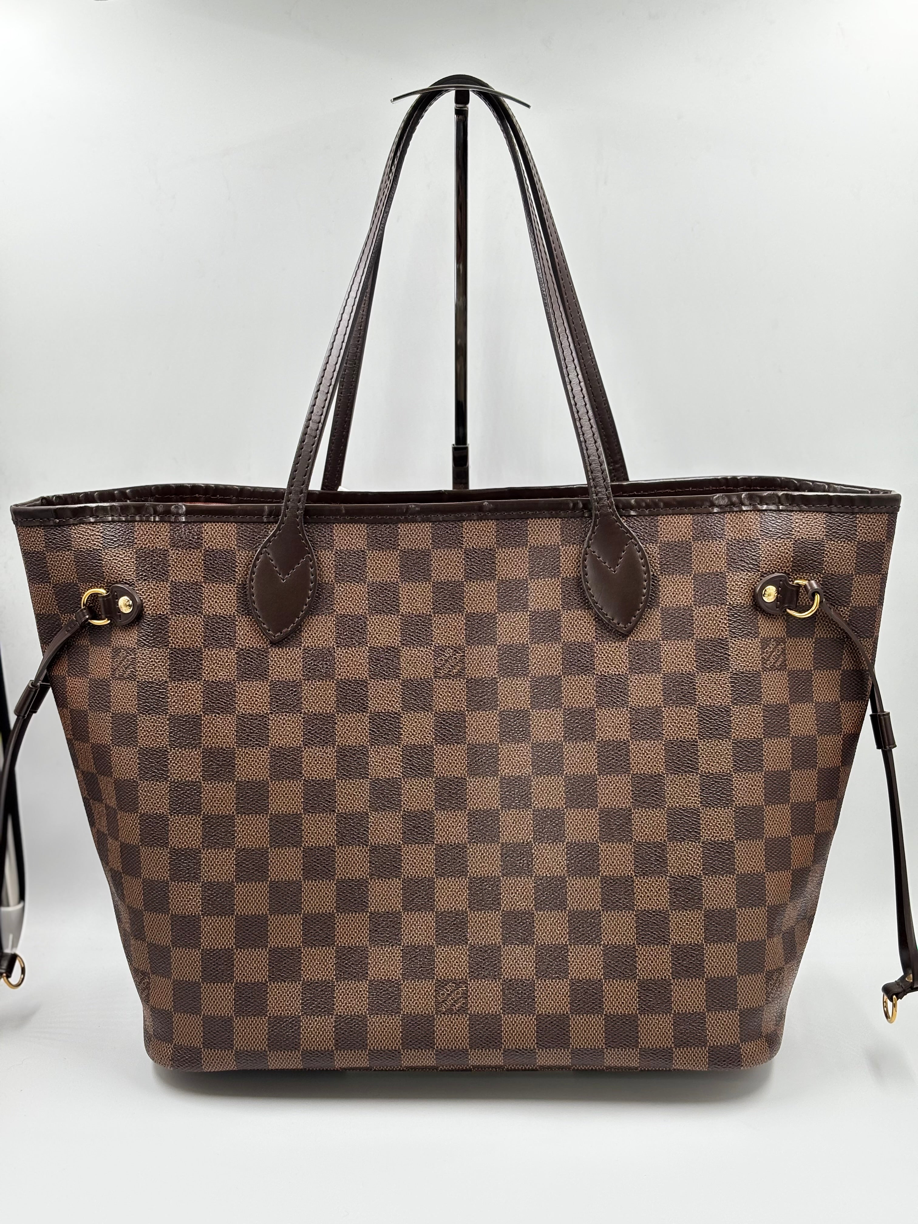 LV Damier Ebene Neverfull MM