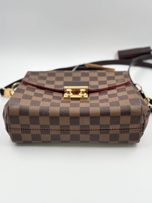 LV  Croisette Handbag Damier Ebene Canvas