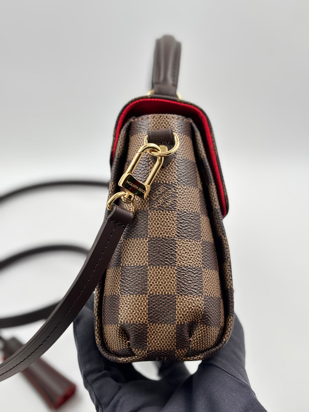 LV  Croisette Handbag Damier Ebene Canvas