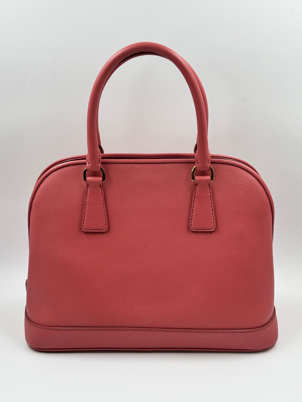 Prada Pink  Saffiano Leather Open Promenade Bag