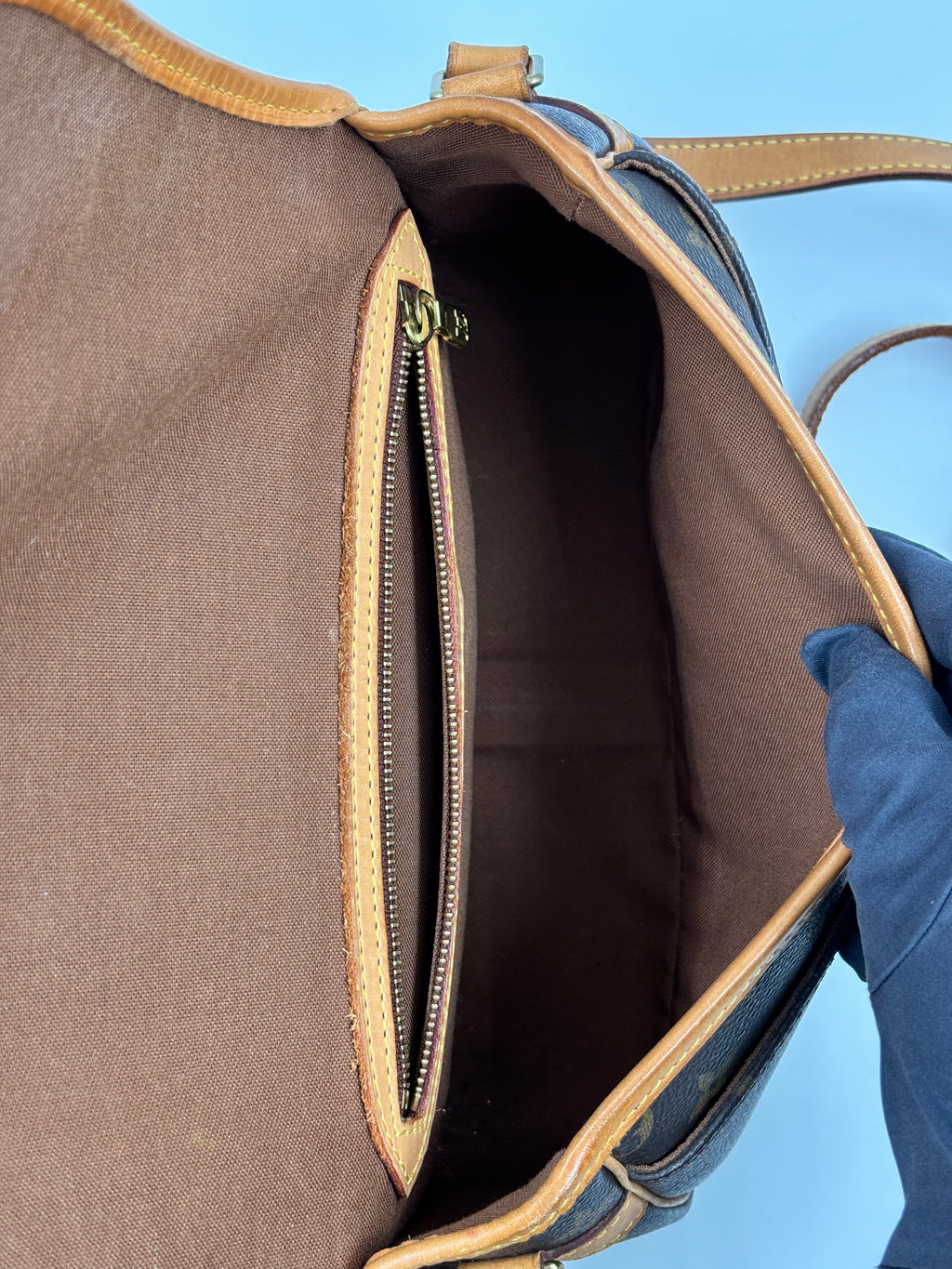 LV Monogram Canvas Sologne Bag
