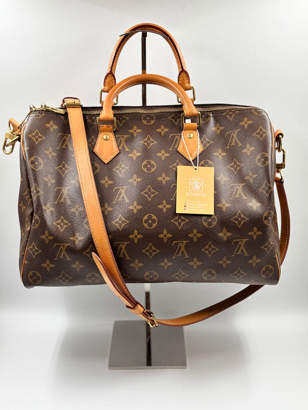 LV Monogram Canvas Speedy Bandouliere 35 Bag