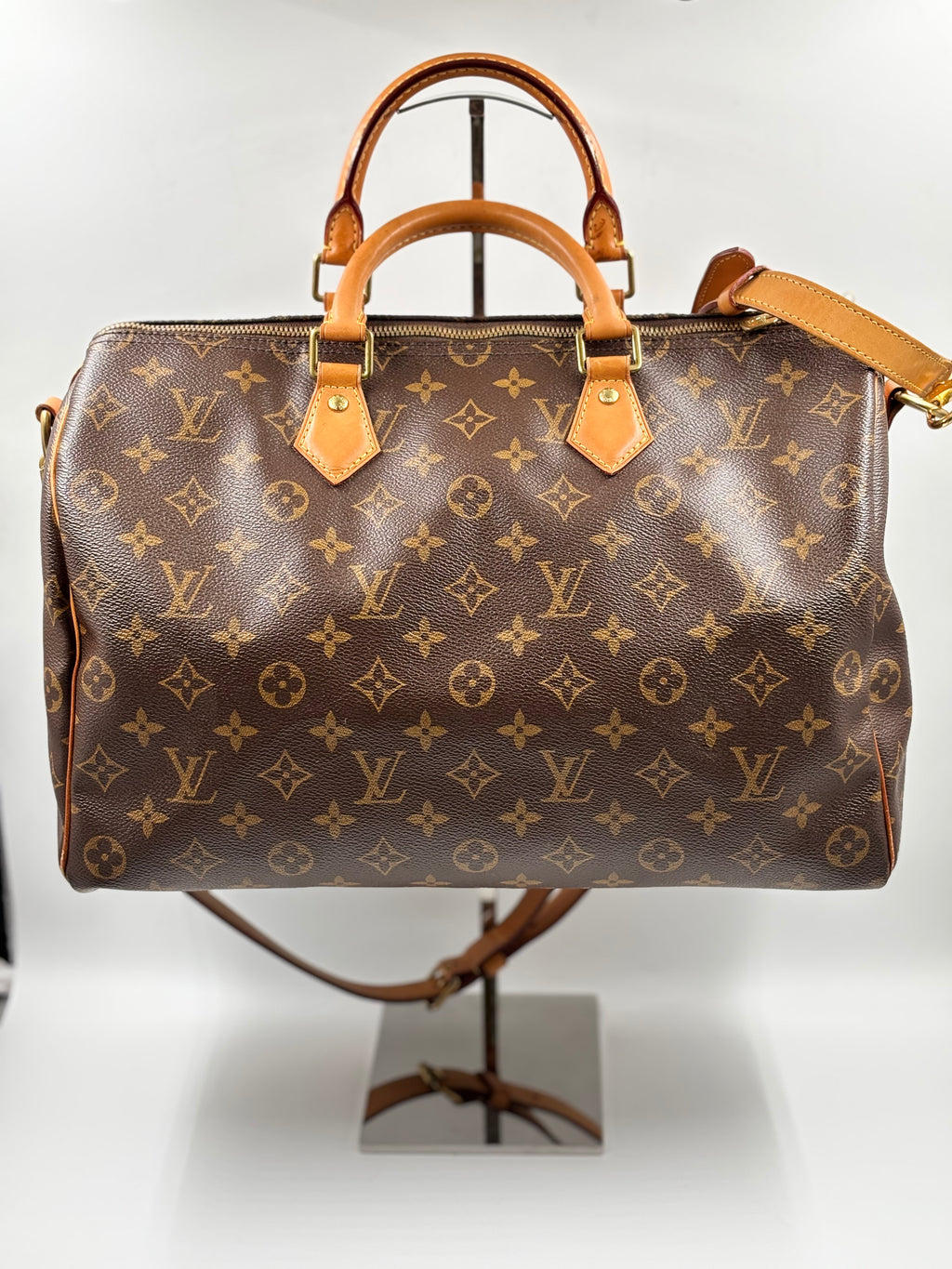 LV Monogram Canvas Speedy Bandouliere 35 Bag