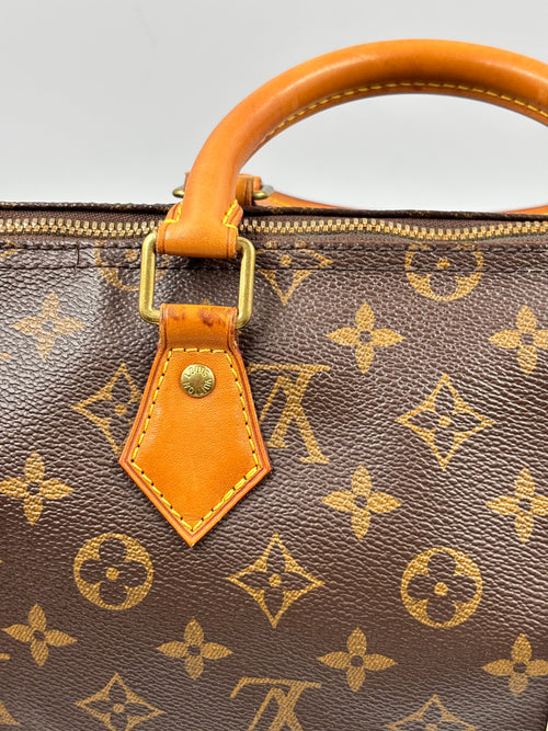 LV Monogram Canvas Speedy Bandouliere 35 Bag