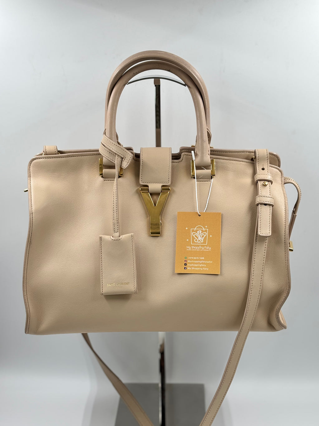 YSL Beige Cabas