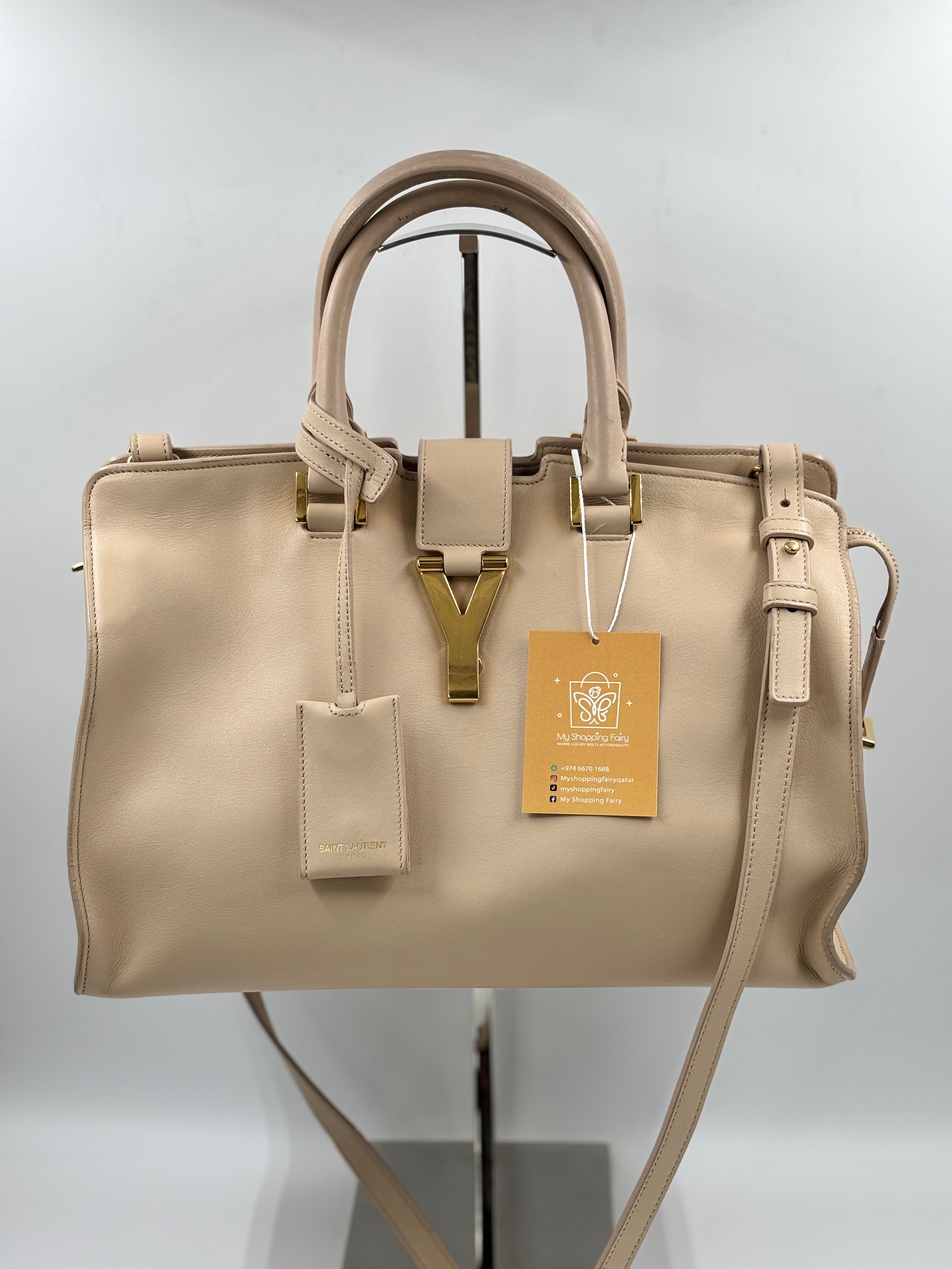 YSL Beige Cabas
