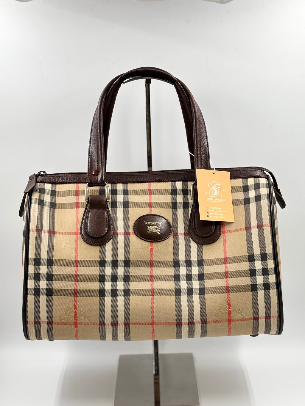 Burberry Vintage Boston Bag