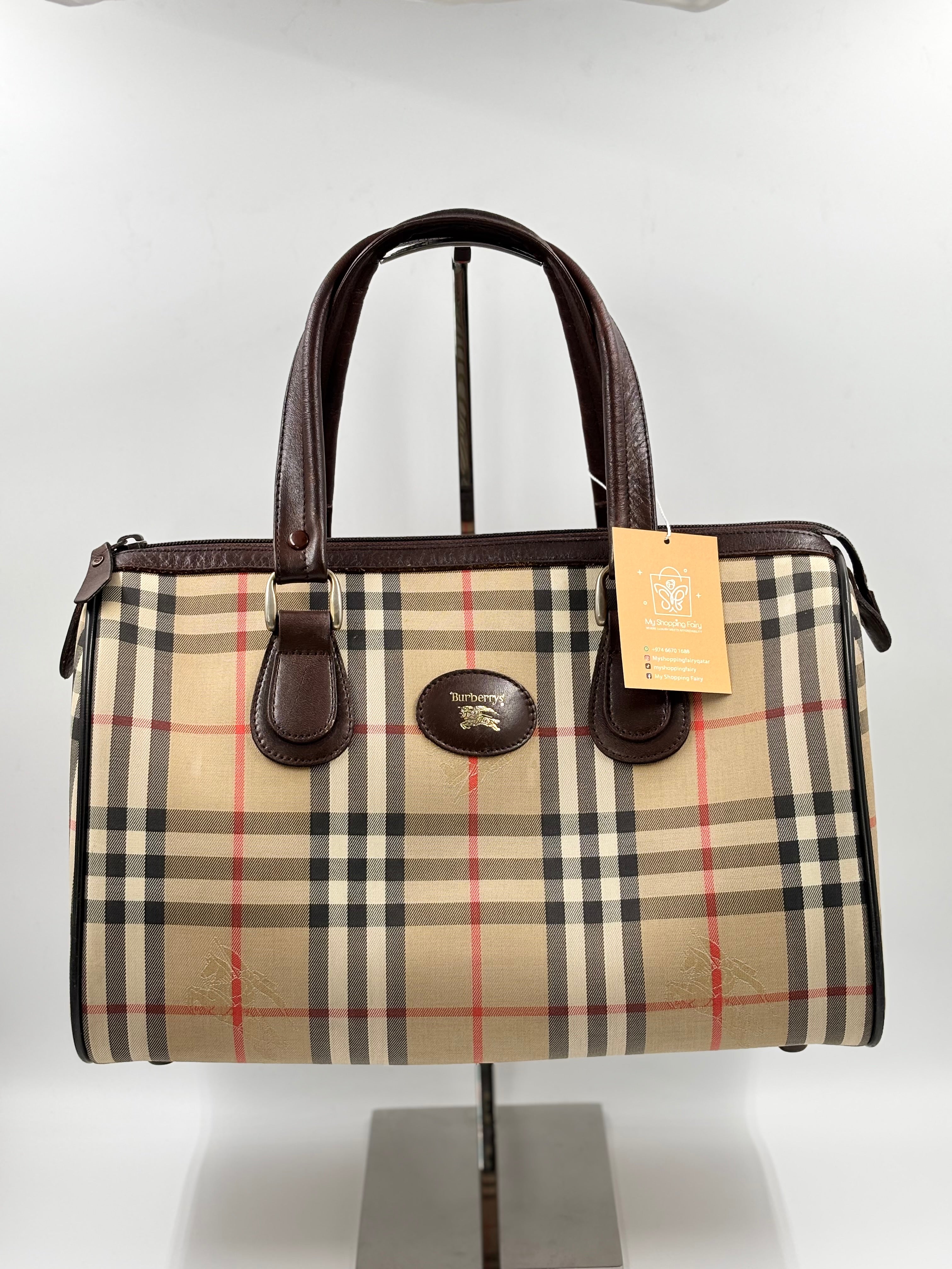 Burberry Vintage Boston Bag