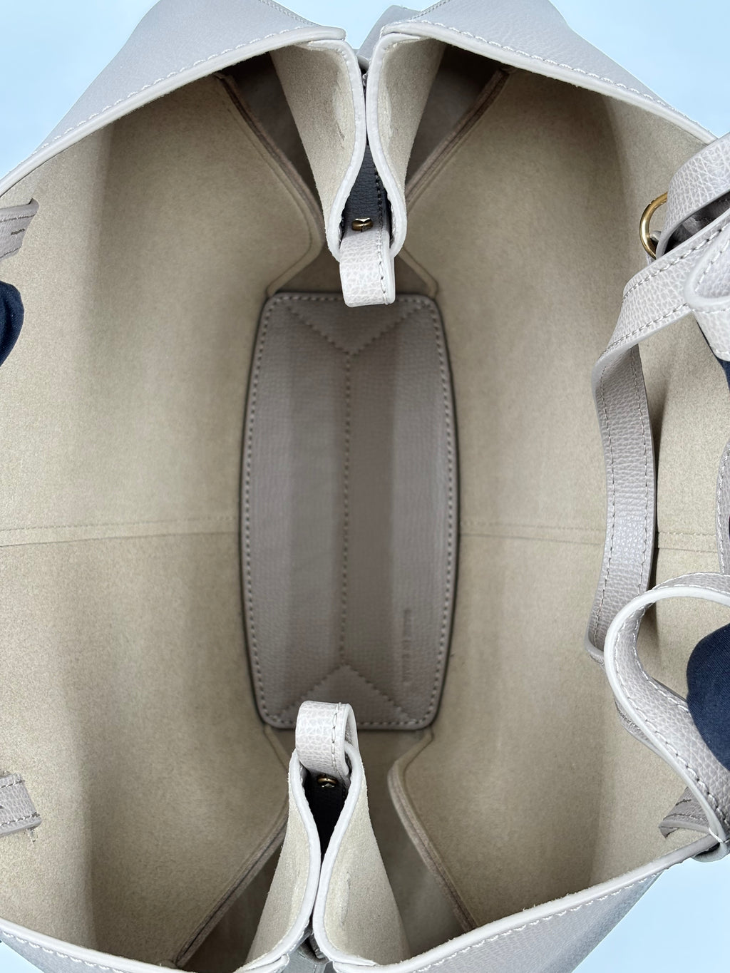 Polene Taupe Cyme Mini Bag