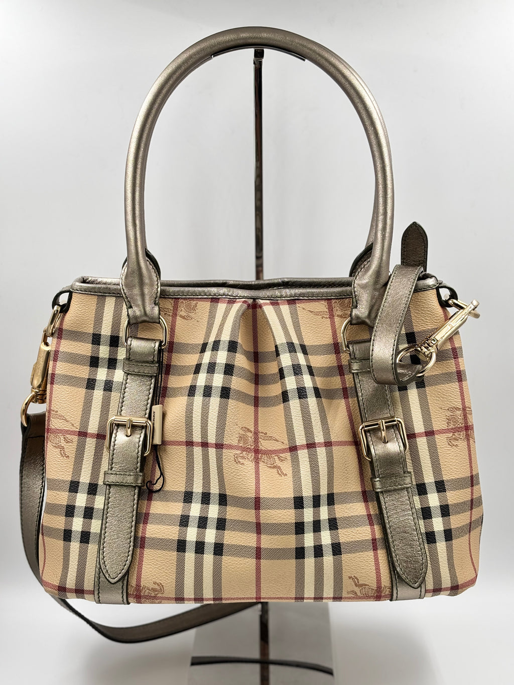 Burberry Haymarket Check Shoulder Bag