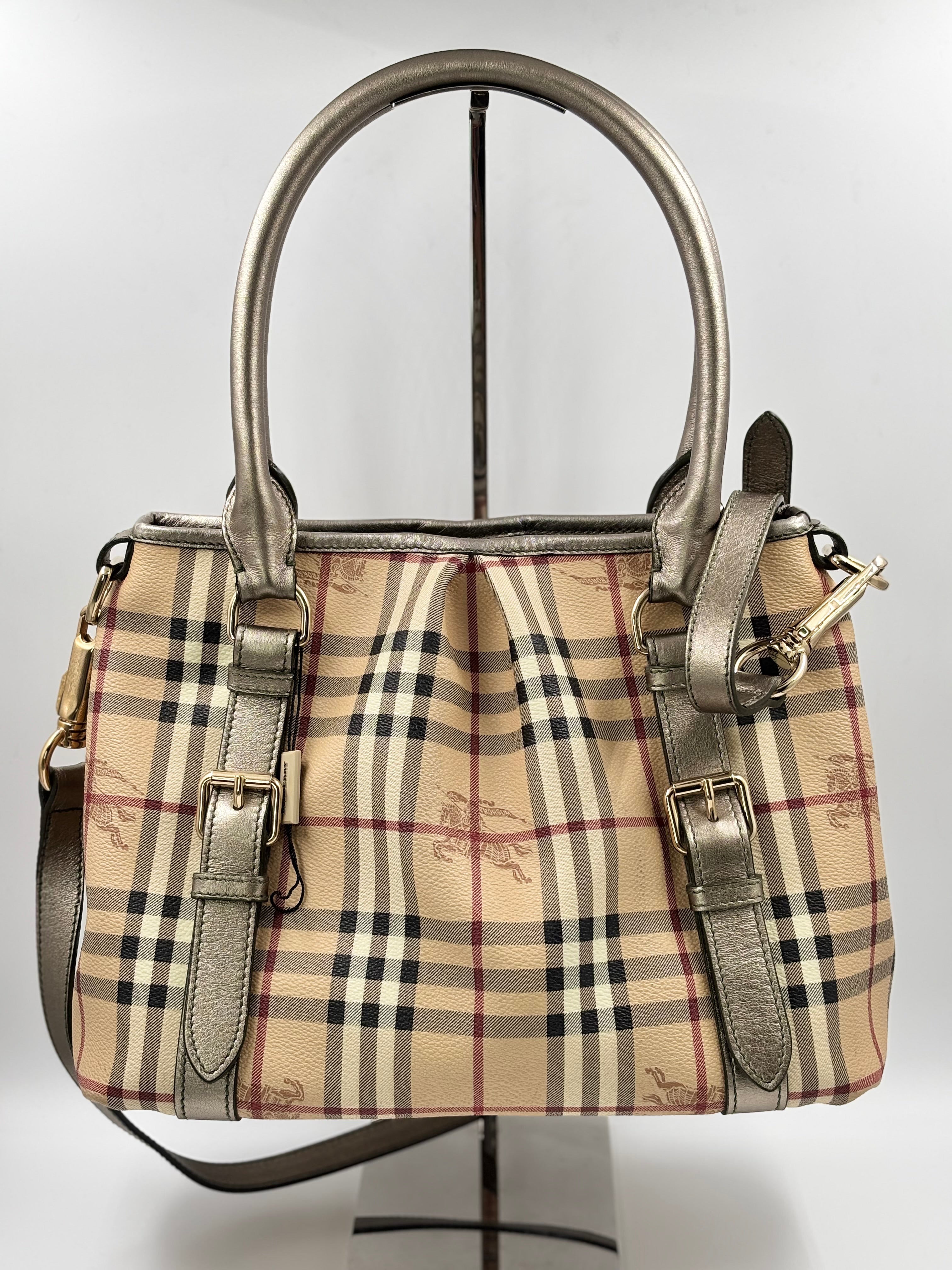 Burberry Haymarket Check Shoulder Bag