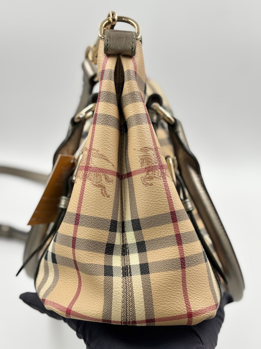 Burberry Haymarket Check Shoulder Bag