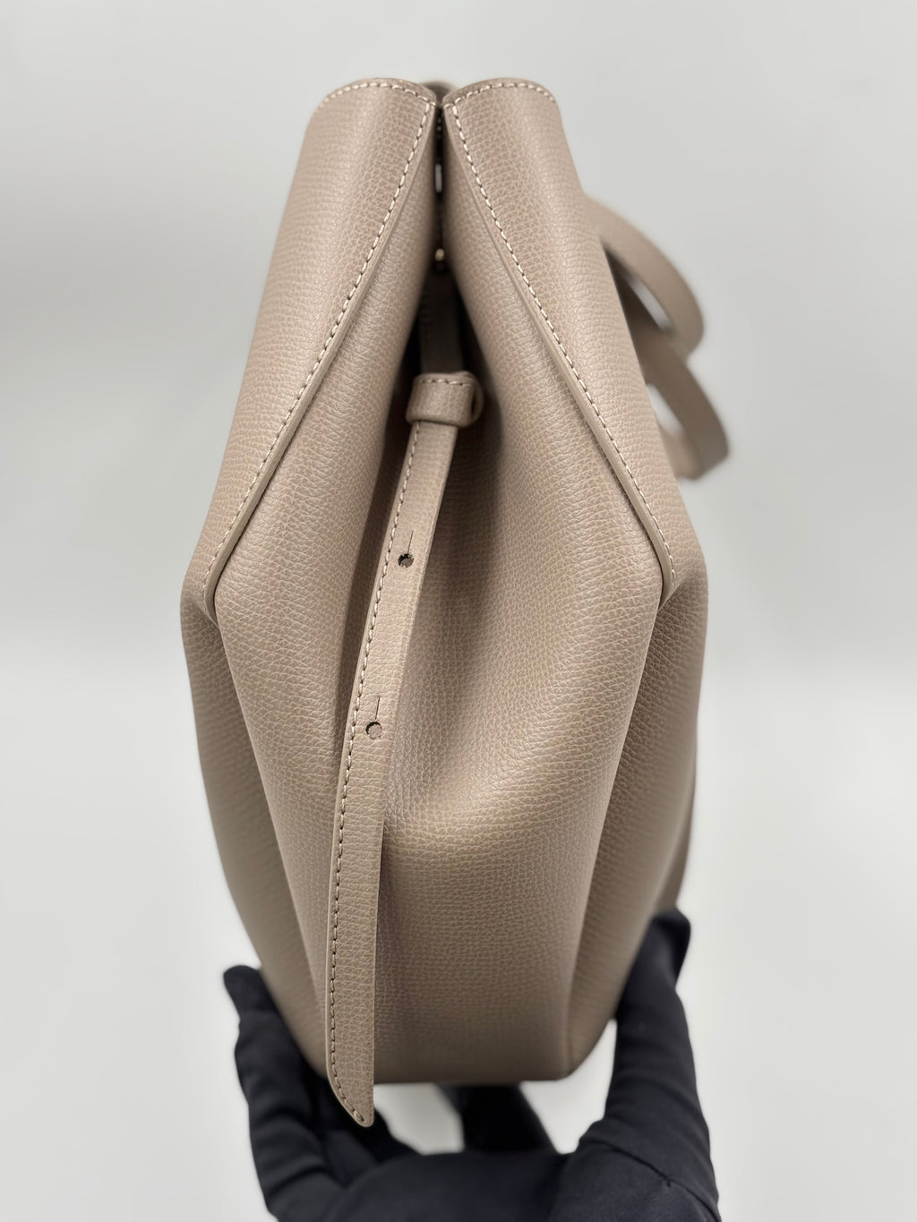 Polene Taupe Cyme Mini Bag