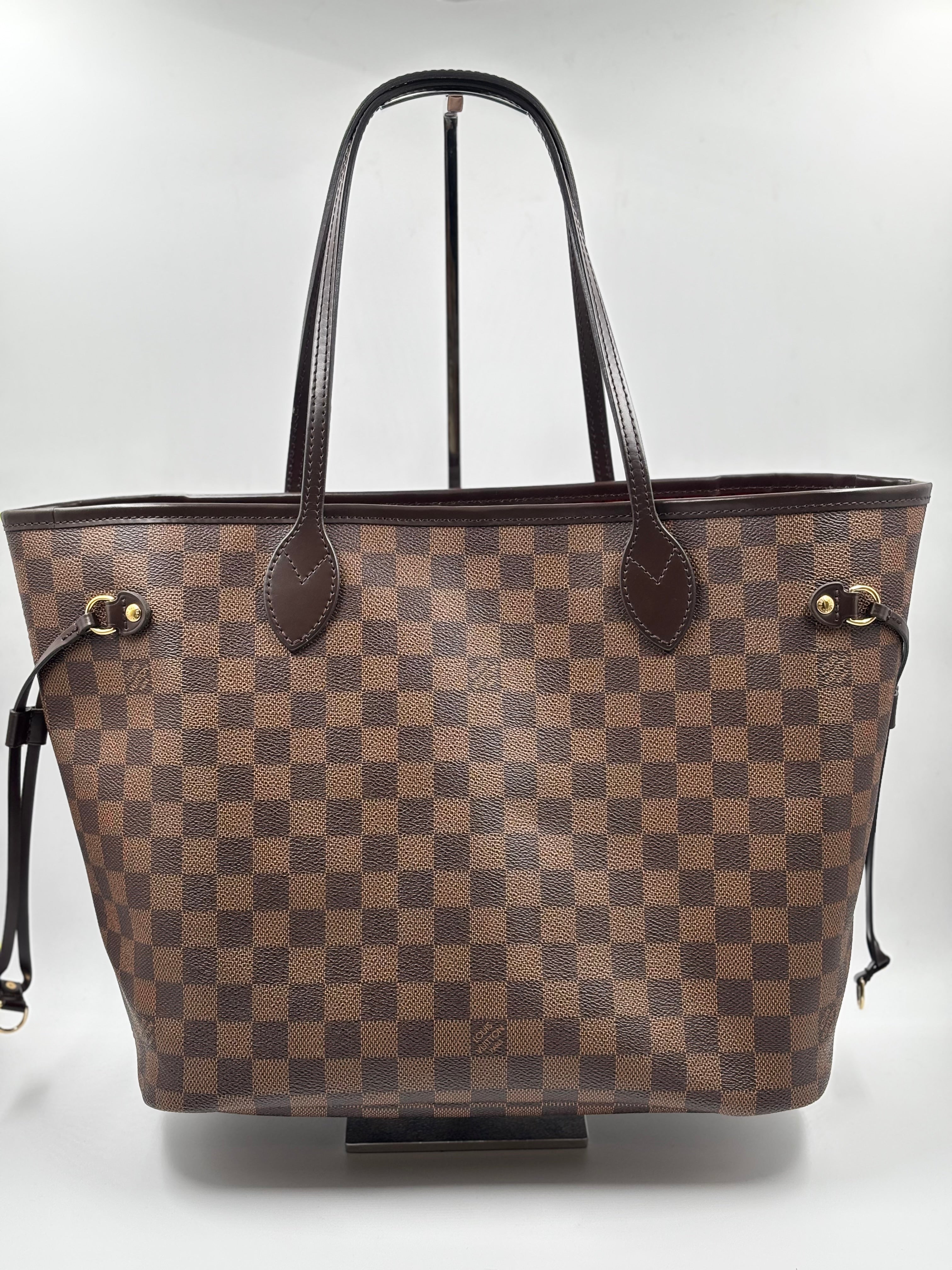 LV Damier Ebene Neverfull MM w/ Pouch