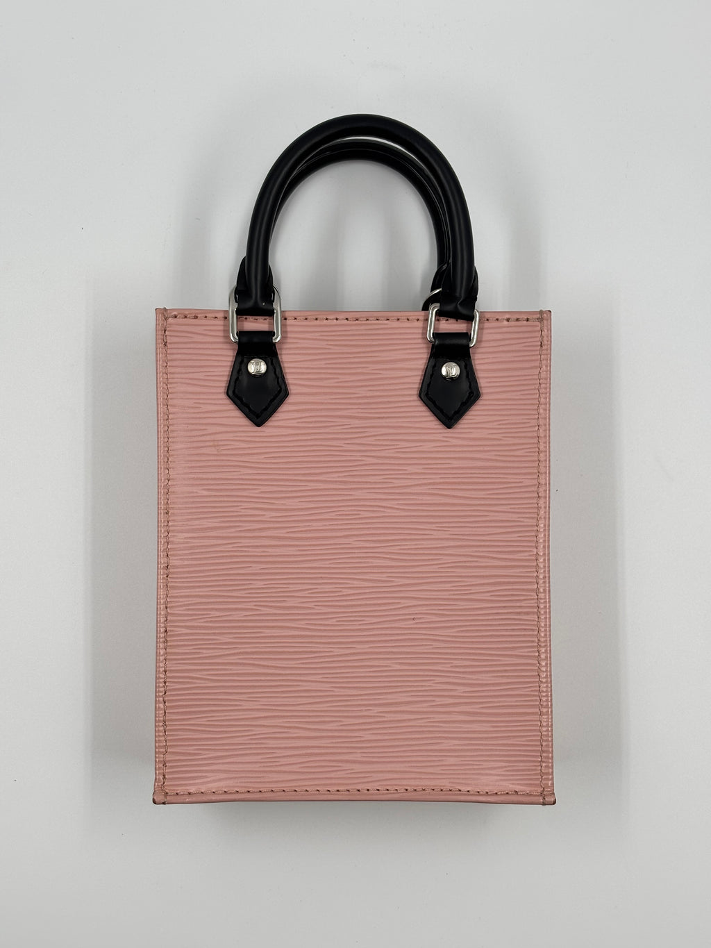 LV Petit Sac Plat in Rose Ballerine Epi Leather