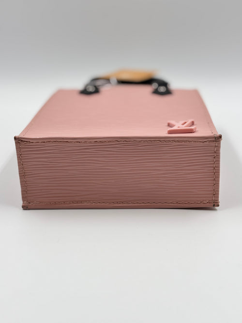 LV Petit Sac Plat in Rose Ballerine Epi Leather