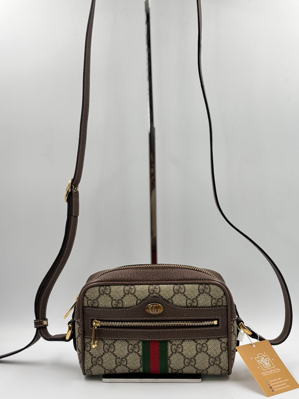 Gucci GG Supreme Canvas Mini Ophidia  Crossbody  Bag