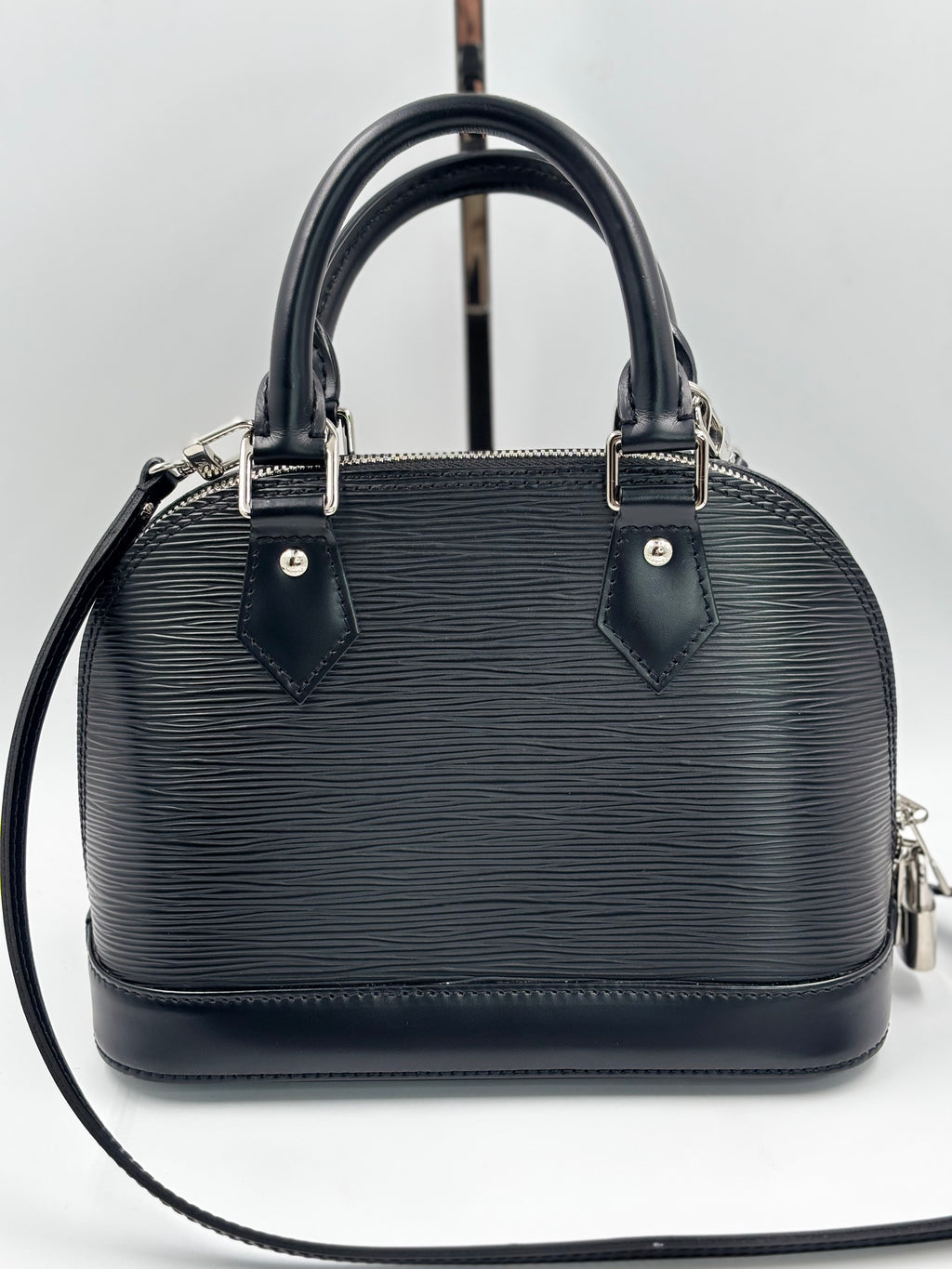 LV Black Epi Alma BB Bag