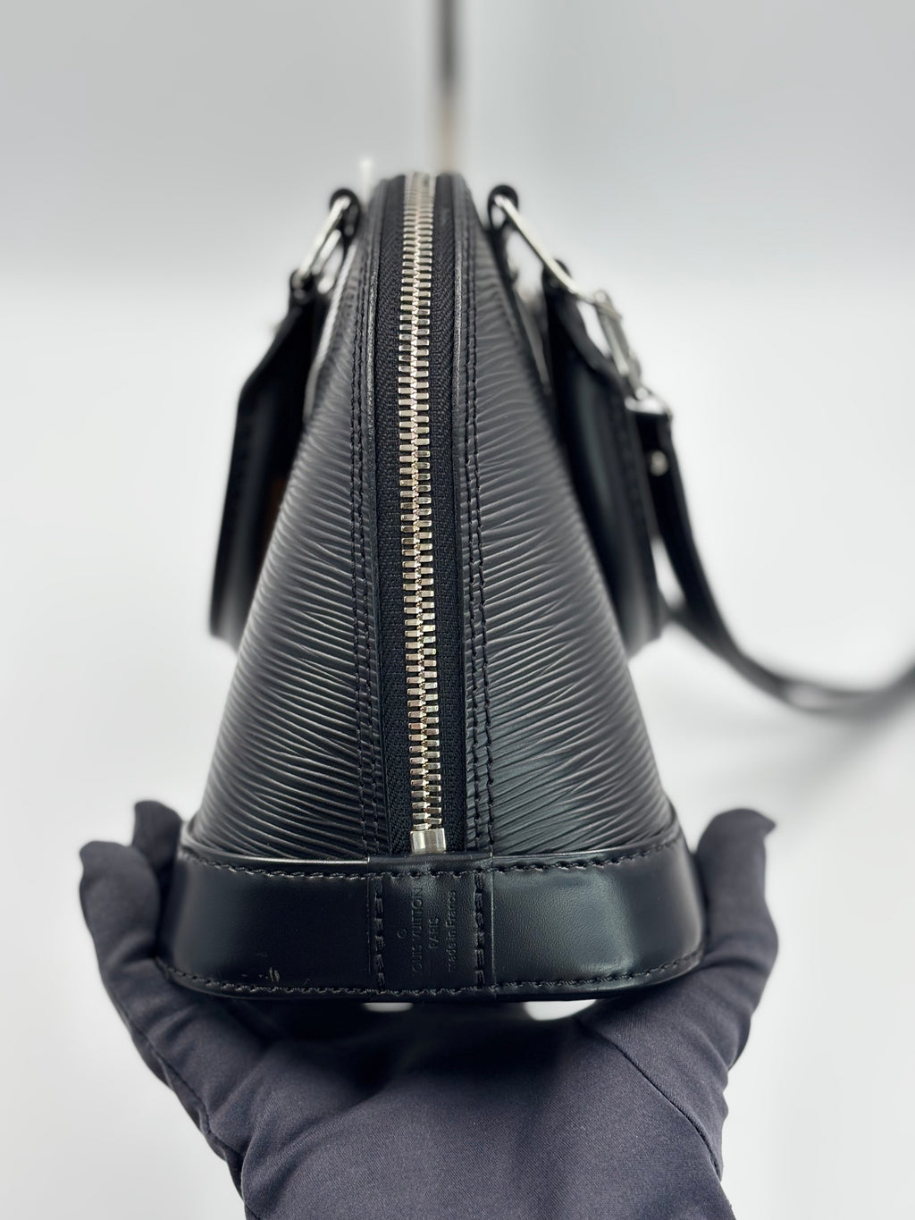 LV Black Epi Alma BB Bag