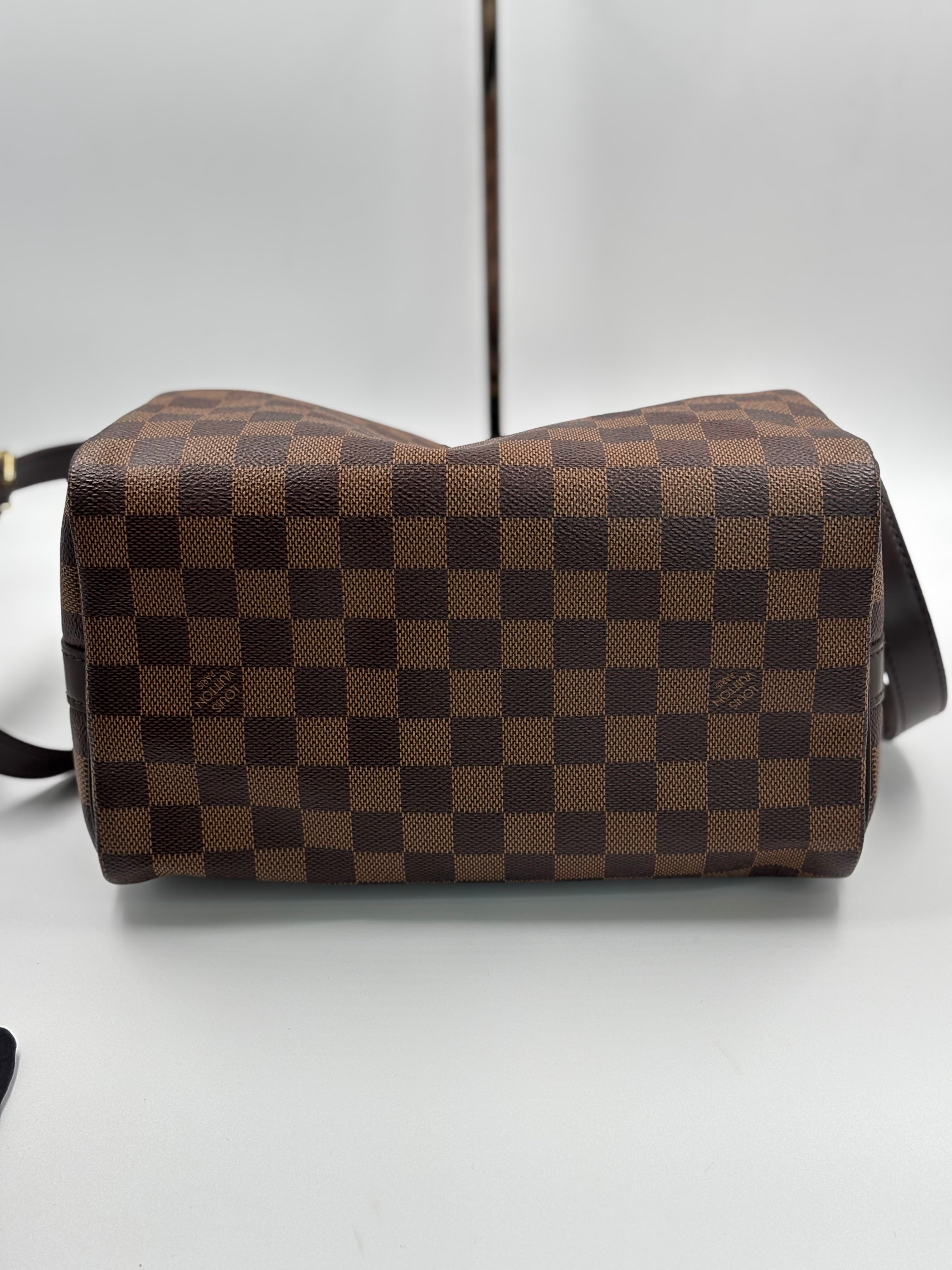 LV Damier Ebene Canvas Speedy Bandouliere  25