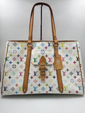LV White Multicolore Monogram Aurelia GM