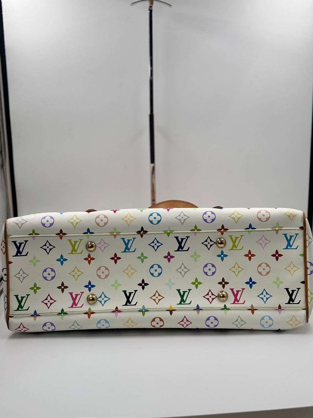 LV White Multicolore Monogram Aurelia GM