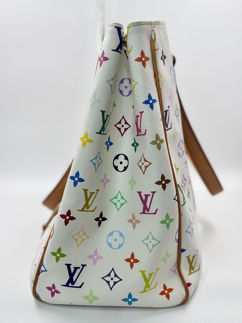 LV White Multicolore Monogram Aurelia GM