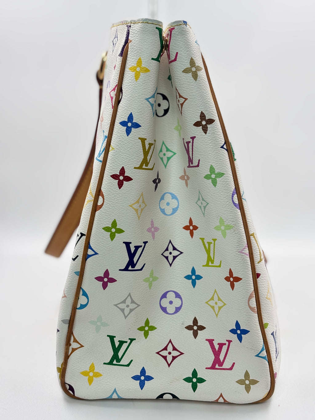 LV White Multicolore Monogram Aurelia GM