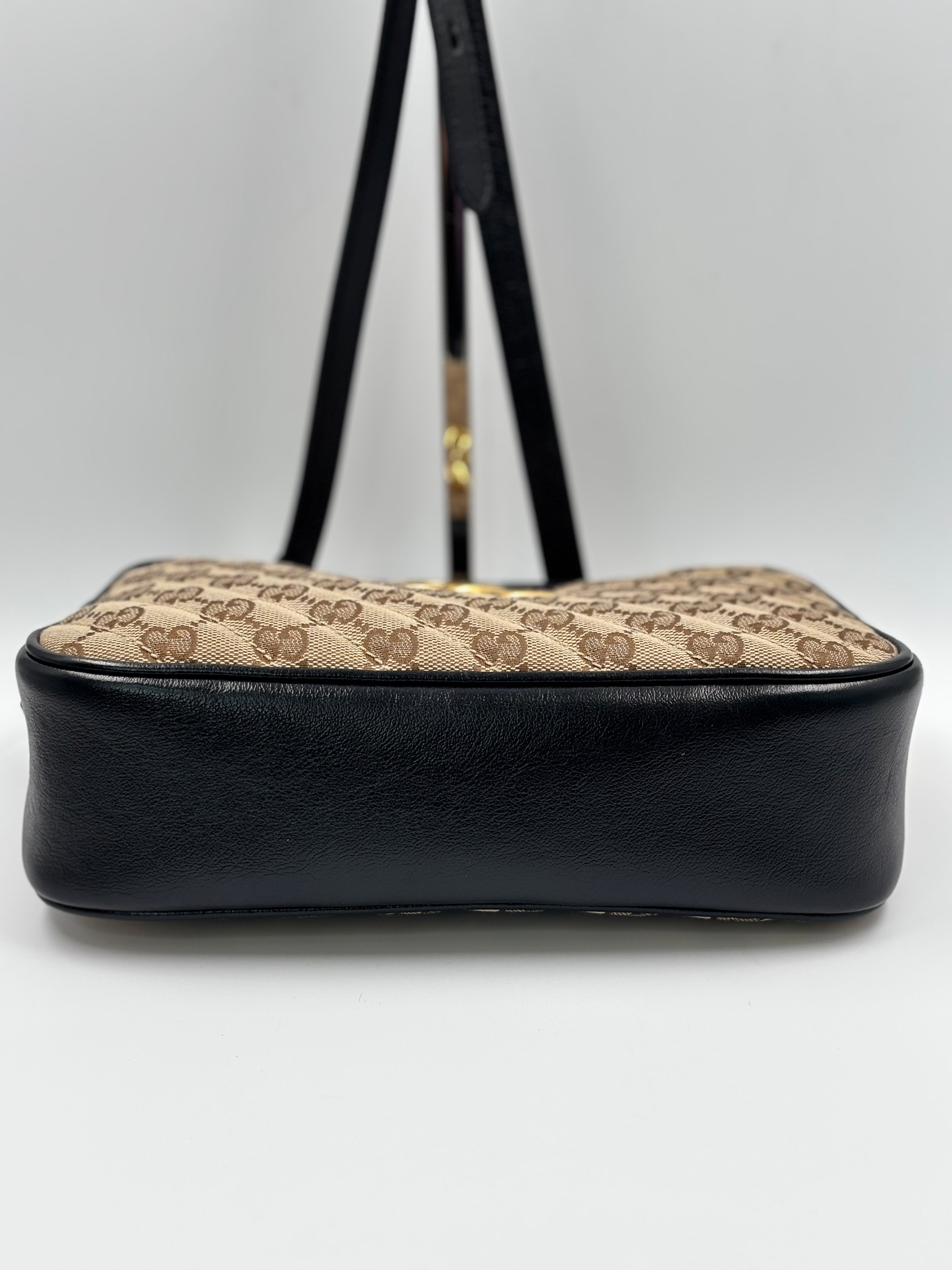 Gucci Canvas Marmont Small Camera Bag