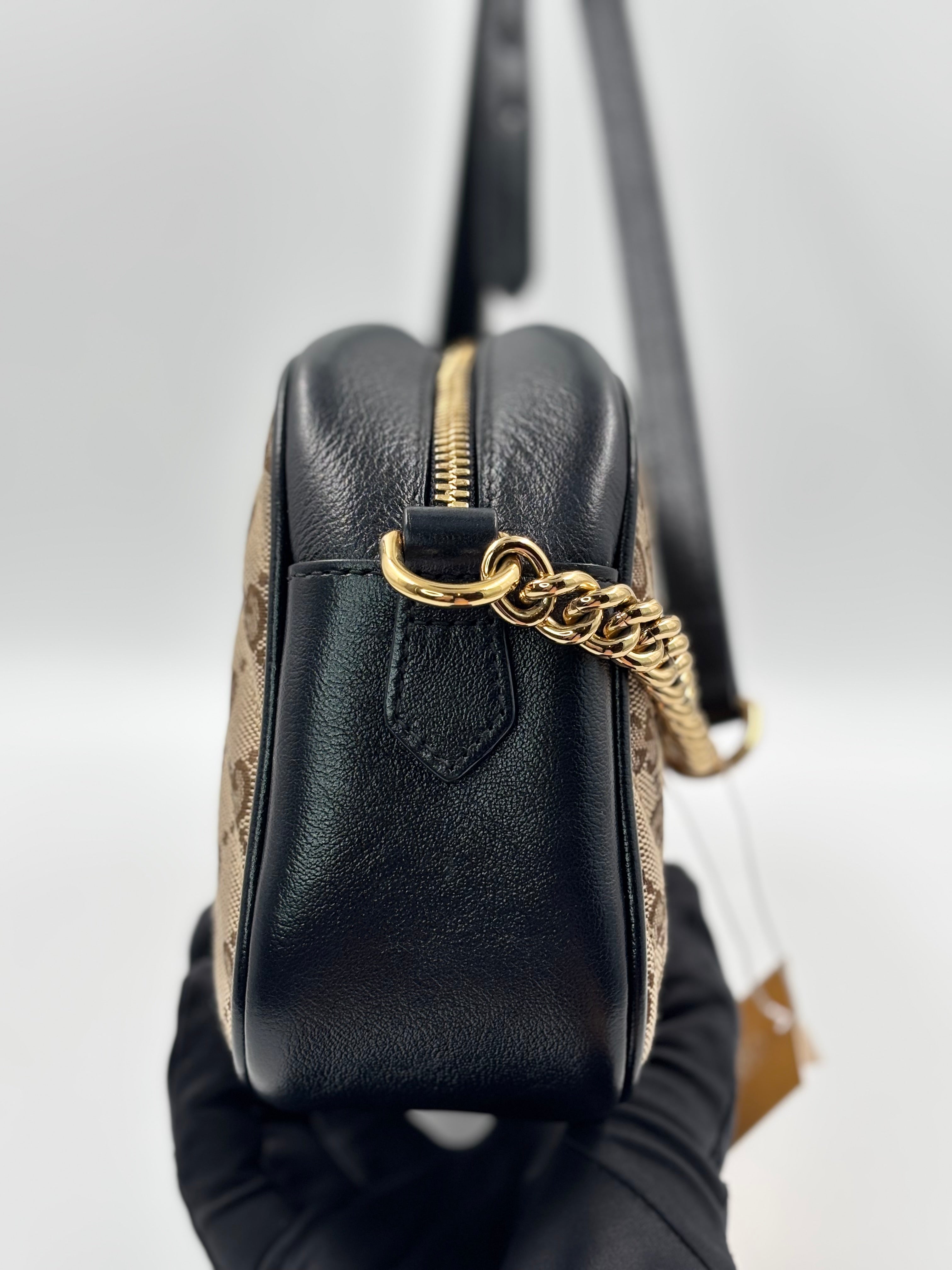 Gucci Canvas Marmont Small Camera Bag