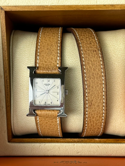 HERMES DOUBLE H WATCH