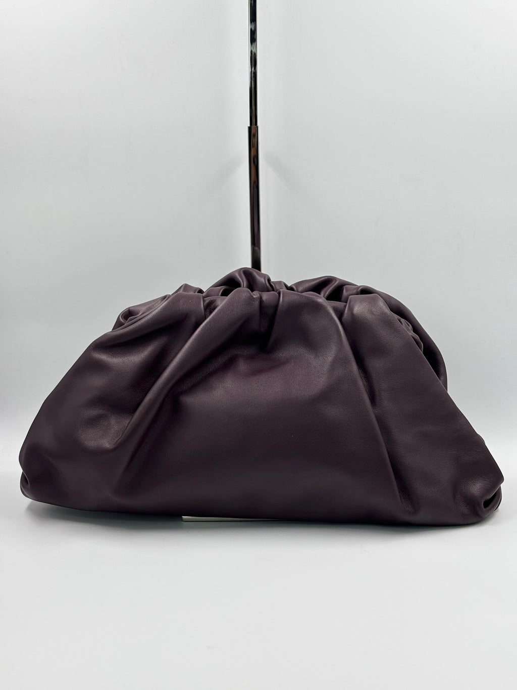Bottega Veneta Grape & Gold  The Pouch Clutch Bag