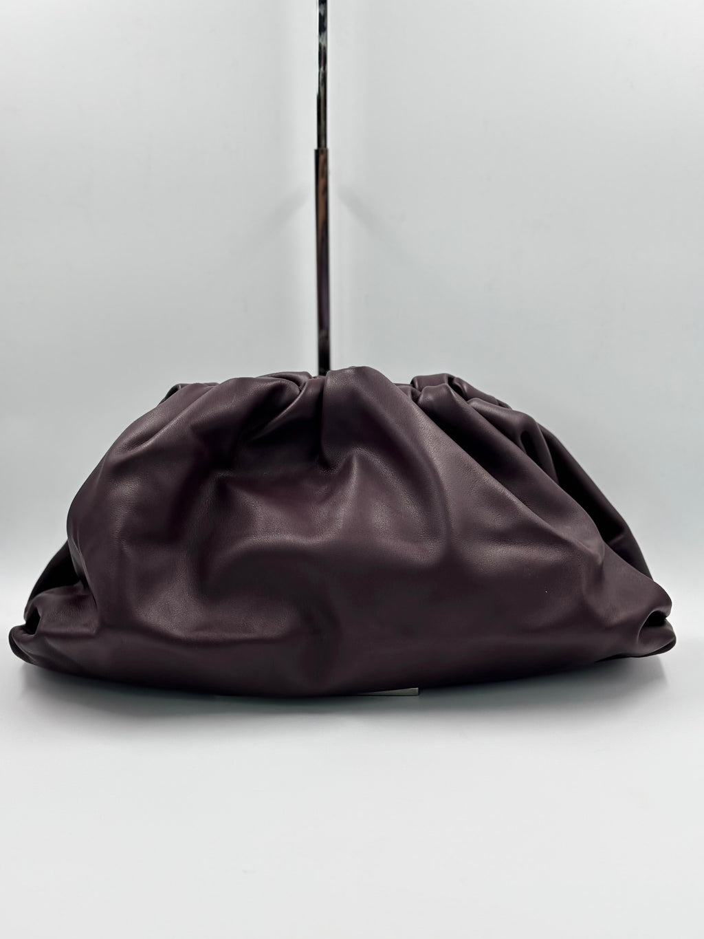 Bottega Veneta Grape & Gold  The Pouch Clutch Bag