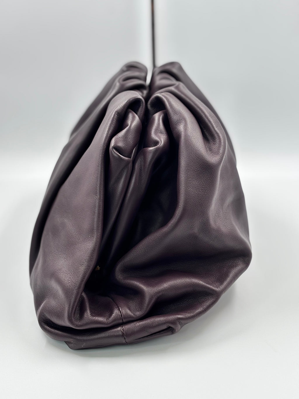 Bottega Veneta Grape & Gold  The Pouch Clutch Bag