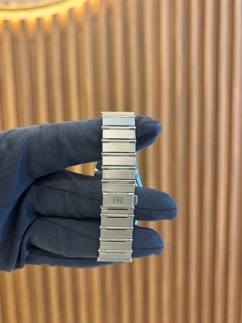 Omega Constellation Flat Glass Black Face