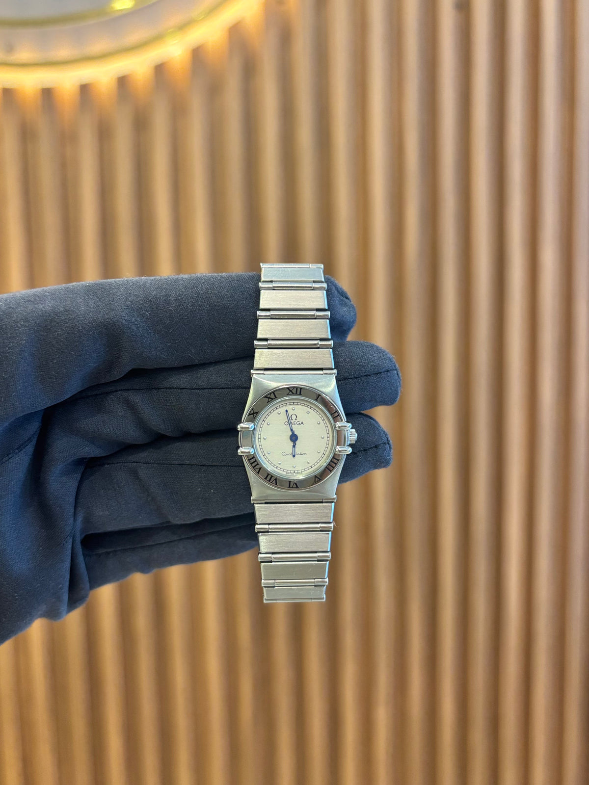 Omega Constellation Flat Glass White Face
