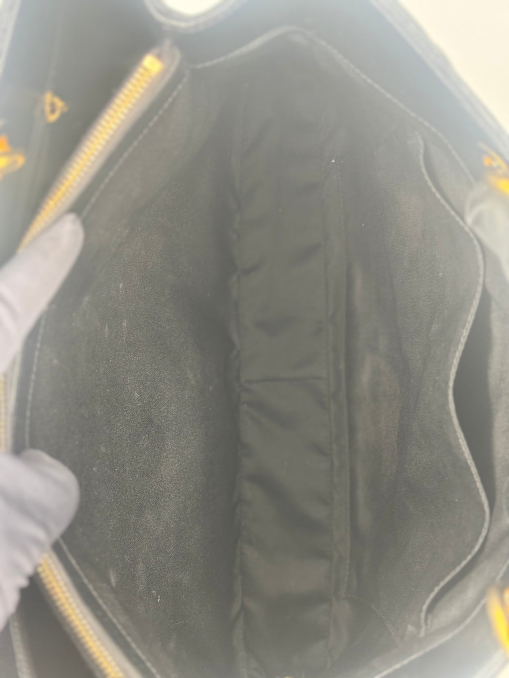 Chanel Black Quilted Caviar Leather GST Bag