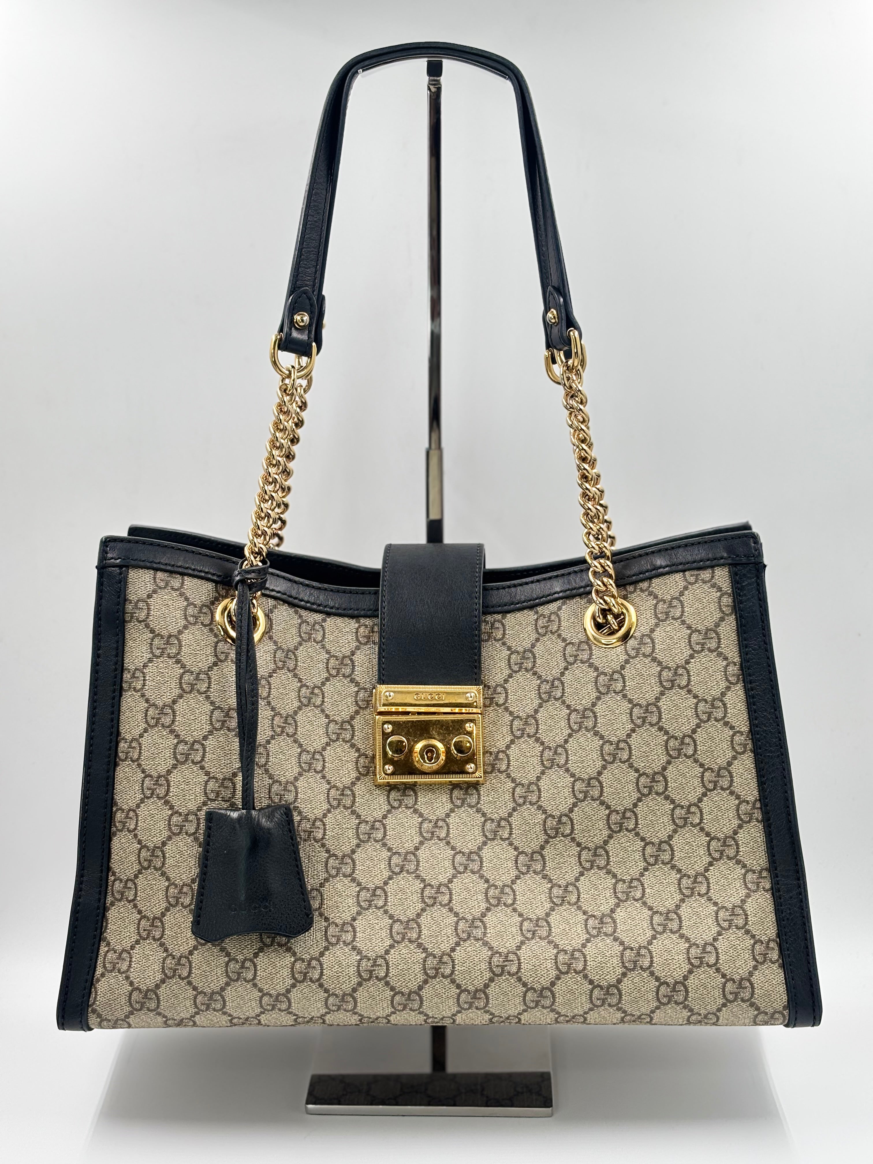 Gucci Medium Padlock GG Shoulder Bag