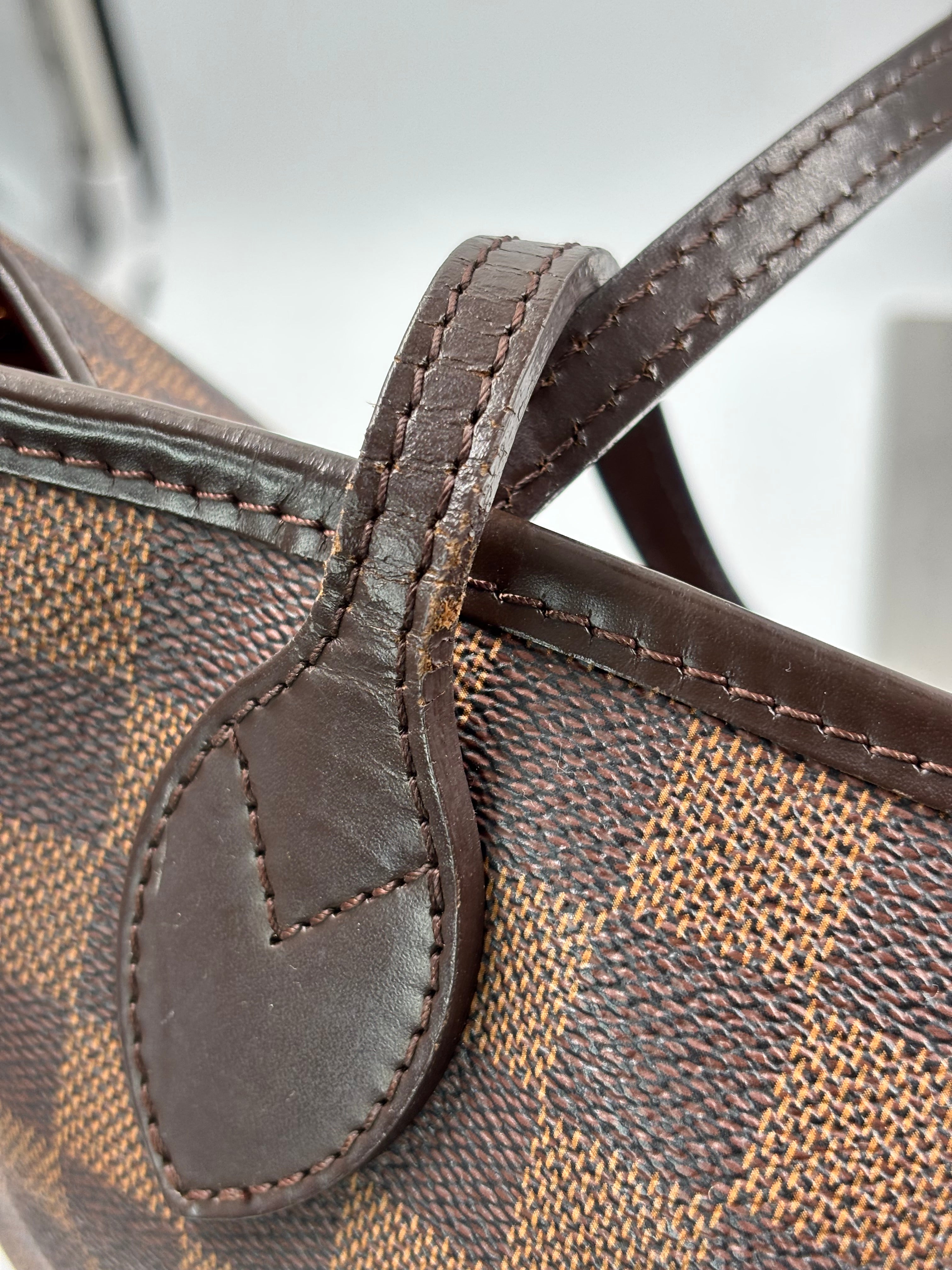 LV Damier Ebene Neverfull MM