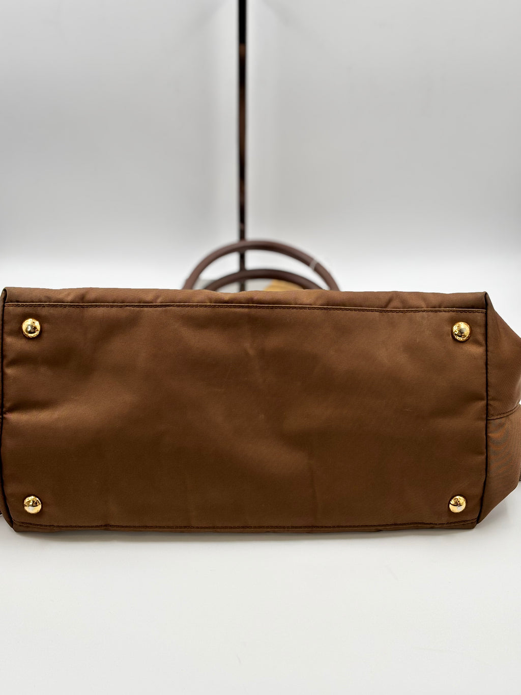 Prada Brown Tessuto Nylon Tote Bag