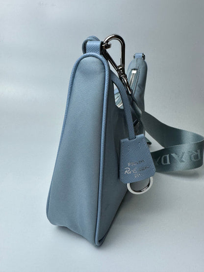 PRADA MULTI POCHETTE LIGHT BLUE