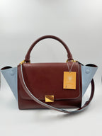 Trapeze - Burgundy & Light Blue